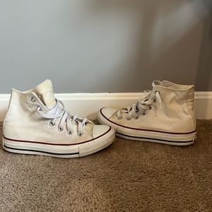 White high top converse